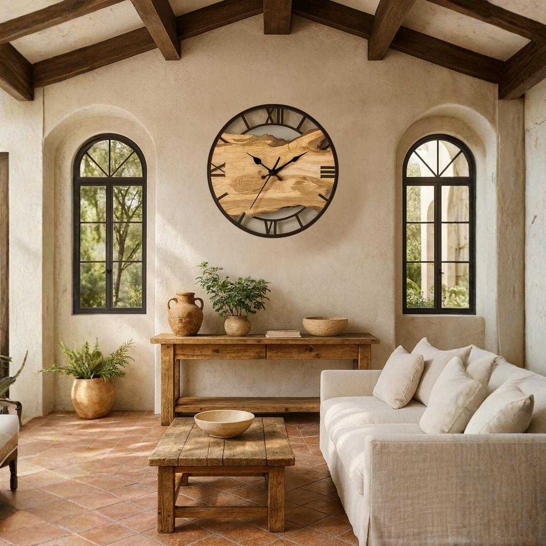 Reloj De Pared Transparente | Estética Contemporánea