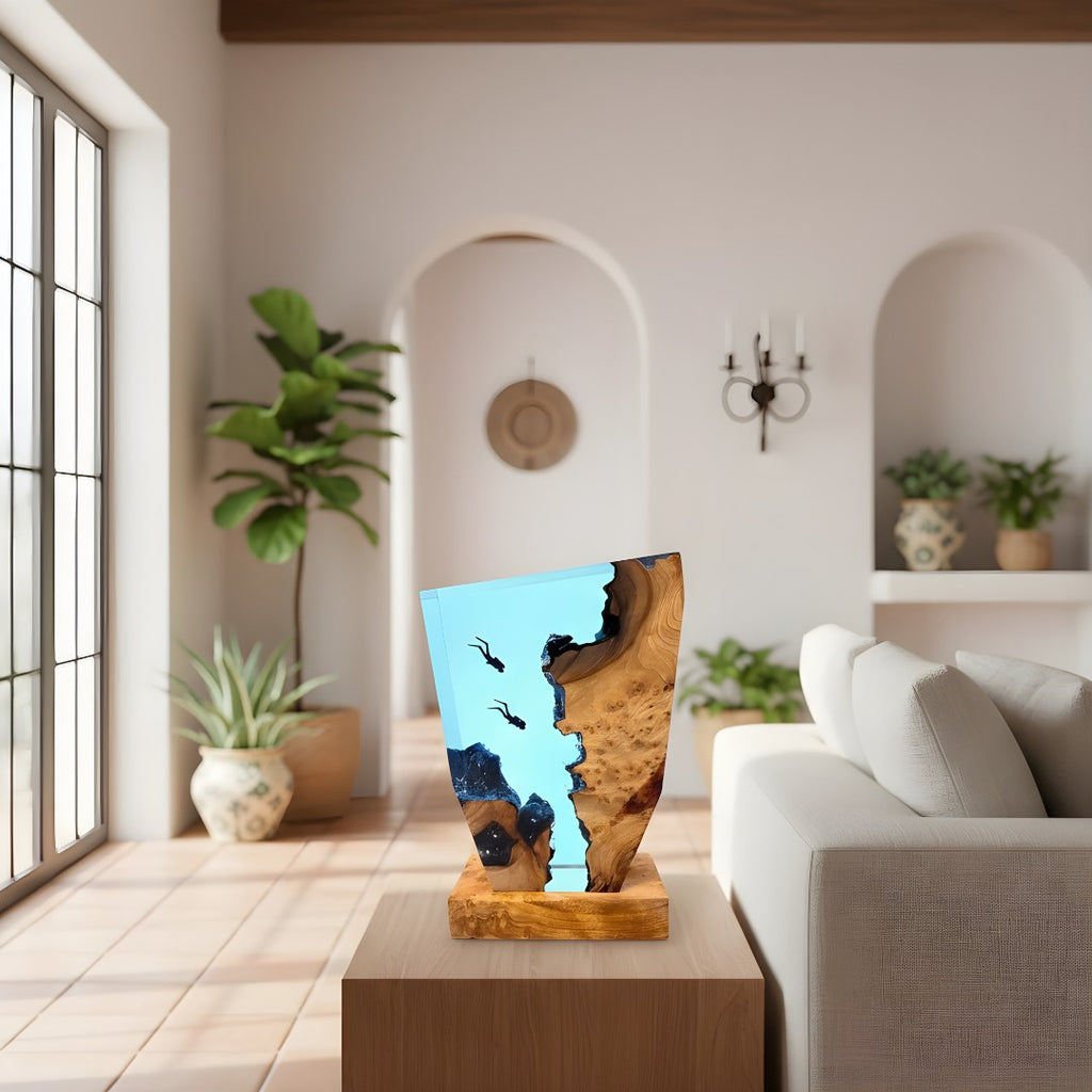 Lámpara De Mesa Ocean Diver | Luces Majestuosas