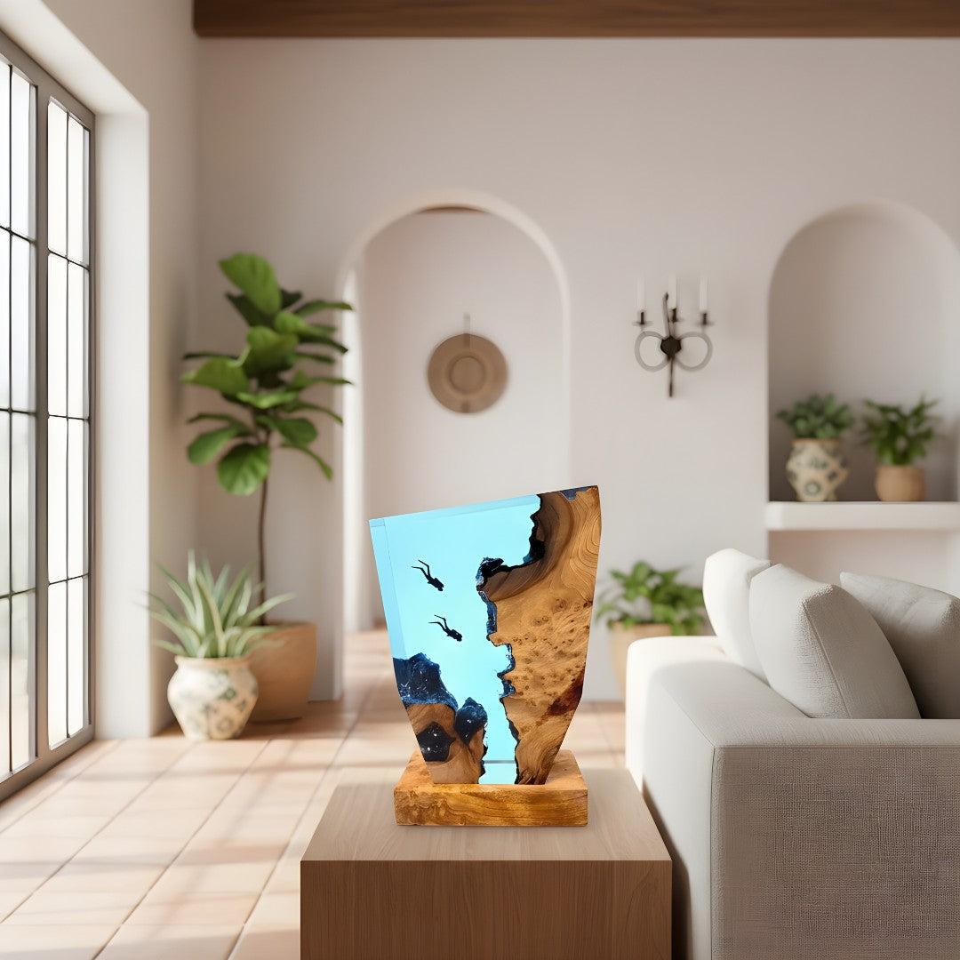 Lámpara De Mesa Ocean Diver | Luces Majestuosas