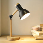 Lámpara de Mesa de Madera Teñida | Iluminación LED