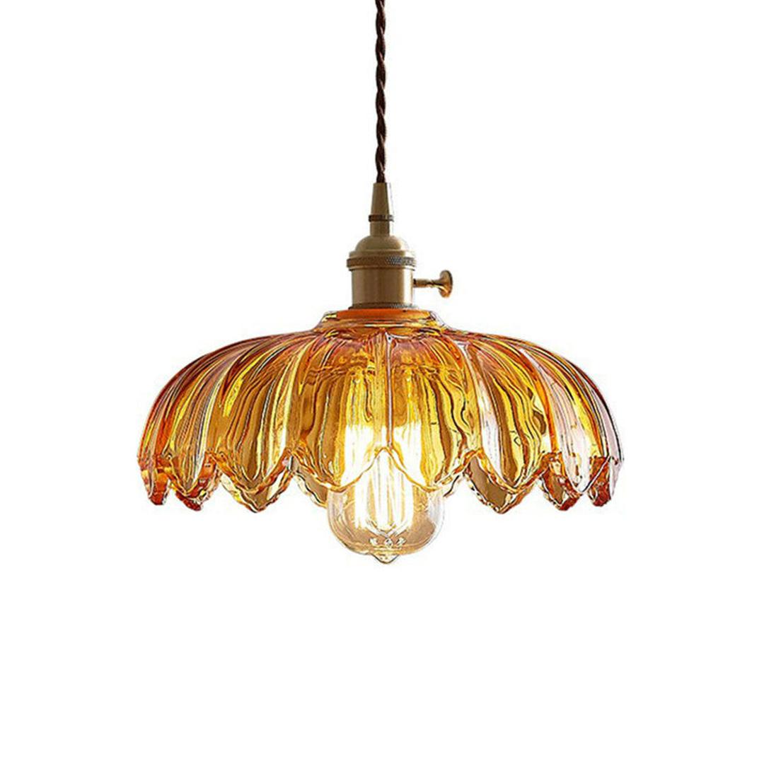 Vintage Floral Pendant Lamp | Aesthetic Interiors
