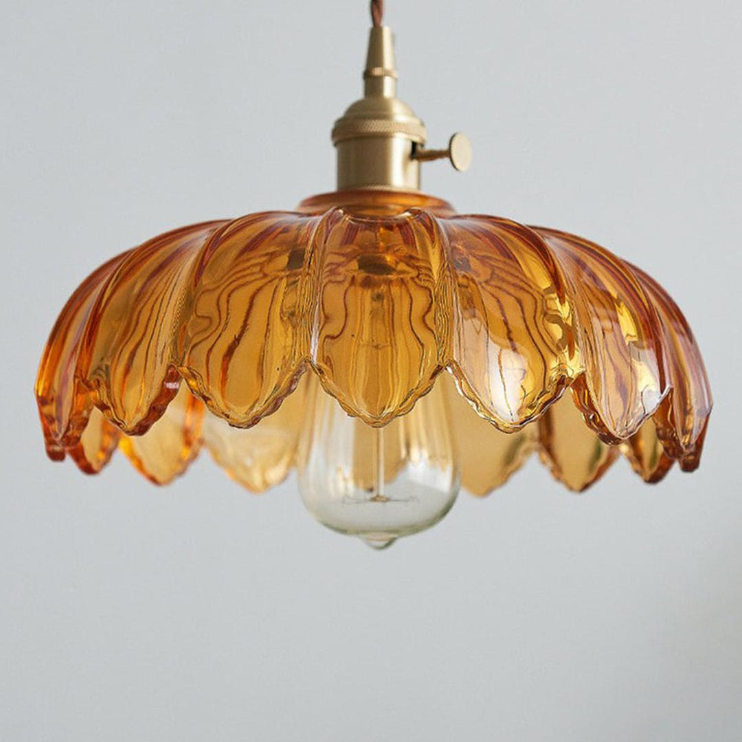 Vintage Floral Pendant Lamp | Aesthetic Interiors