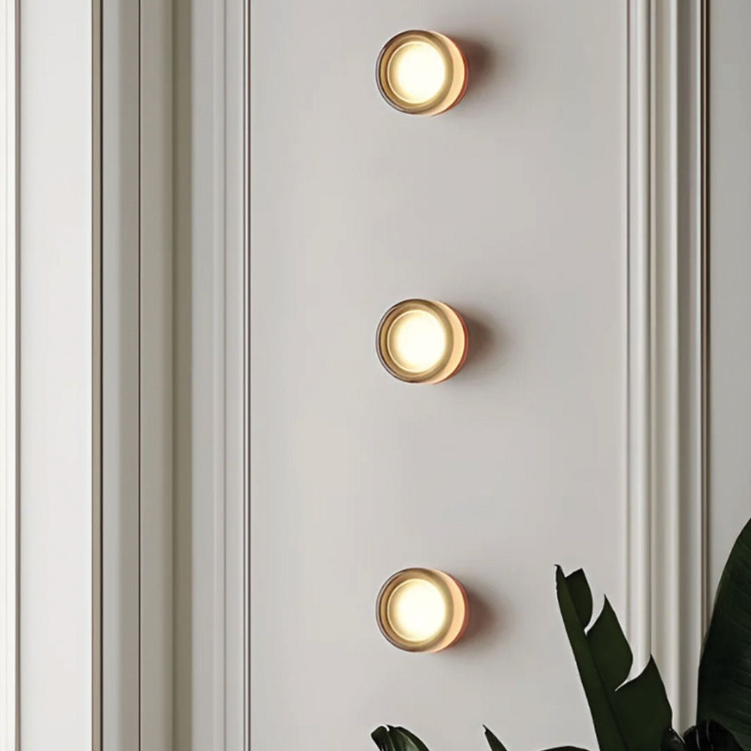 Lámpara de Pared Elegante | Forma Redonda LED