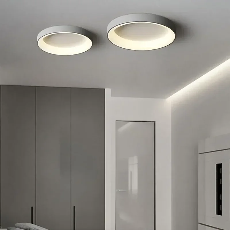 Luz de Techo LED Redonda Moderna – Diseño Minimalista Empotrado