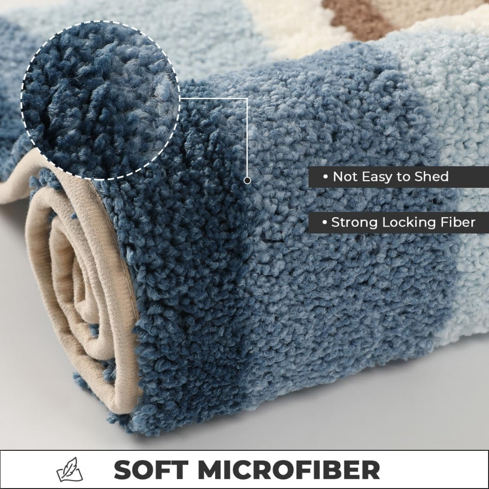 Badematte mit Sandfußabdruck-Design