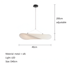 Lámpara Colgante LED de Tela | Iluminación Moderna