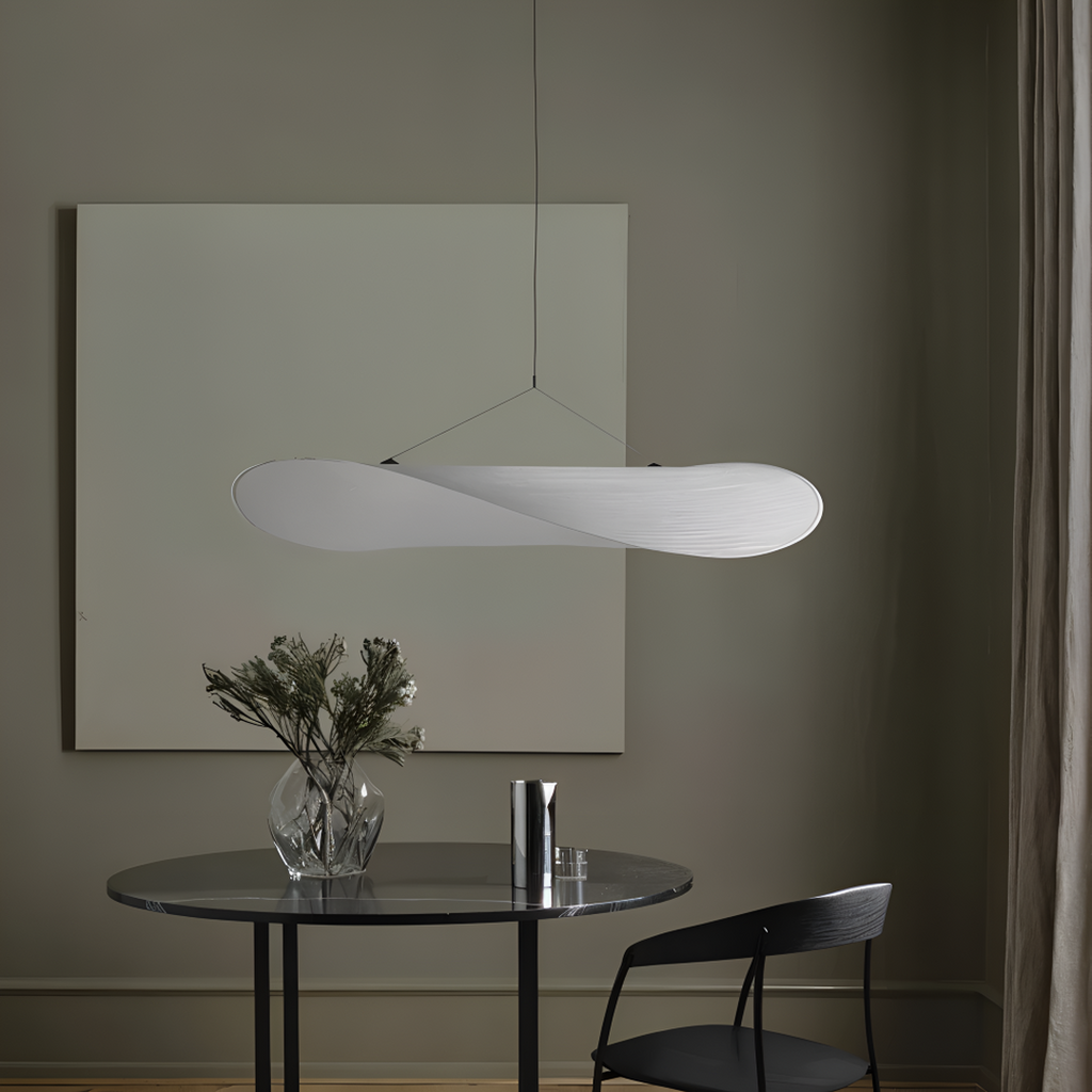 Lámpara Colgante LED de Tela | Iluminación Moderna