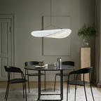 Lámpara Colgante LED de Tela | Iluminación Moderna