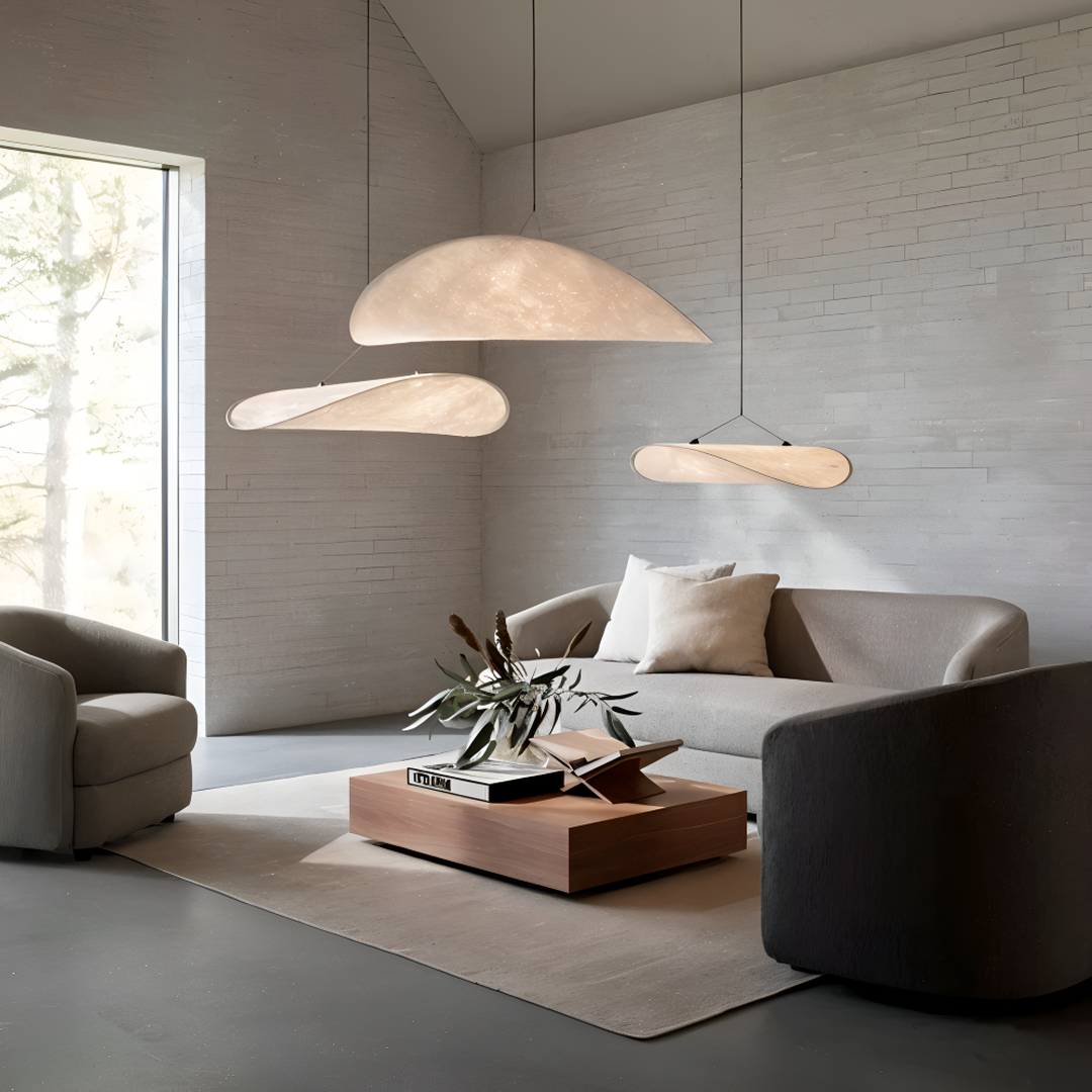 Lámpara Colgante LED de Tela | Iluminación Moderna