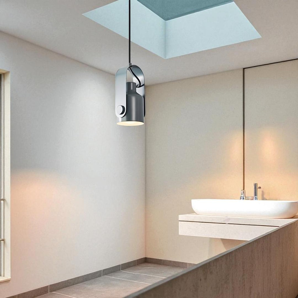 Foco Colgante Decorativo Escandinavo | Madera Metal