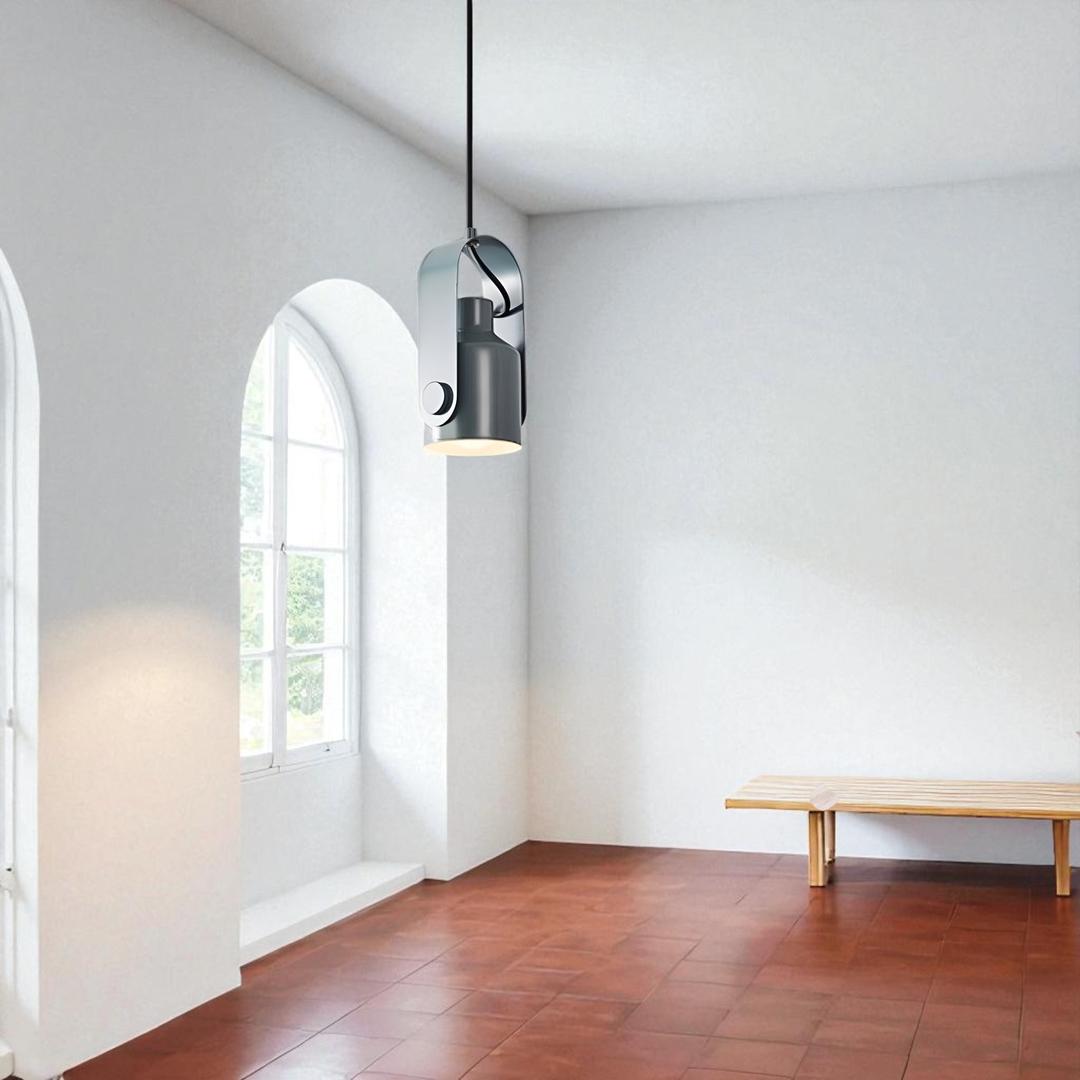 Foco Colgante Decorativo Escandinavo | Madera Metal