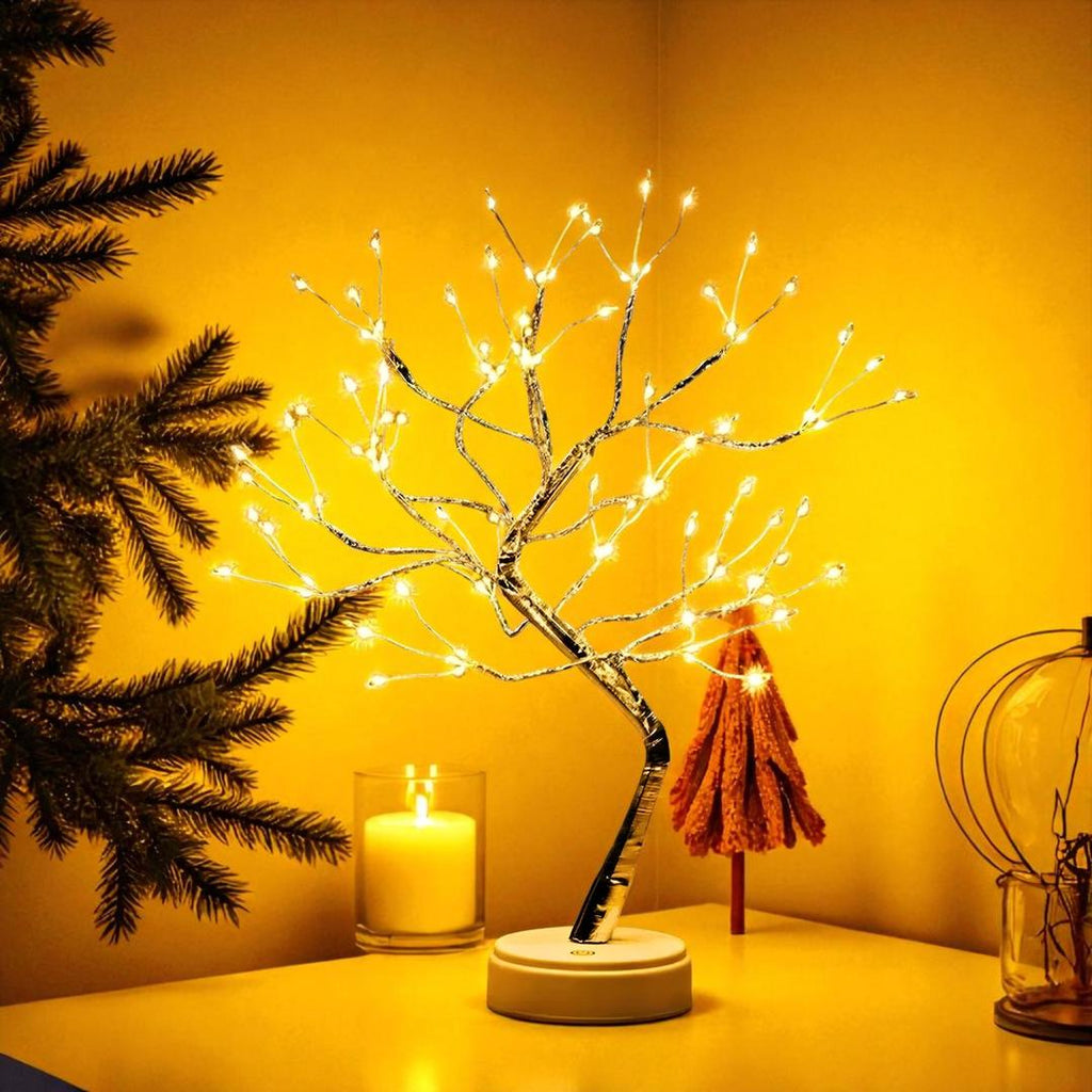 Lámpara con Forma de Árbol Elegante | Diseño Portátil