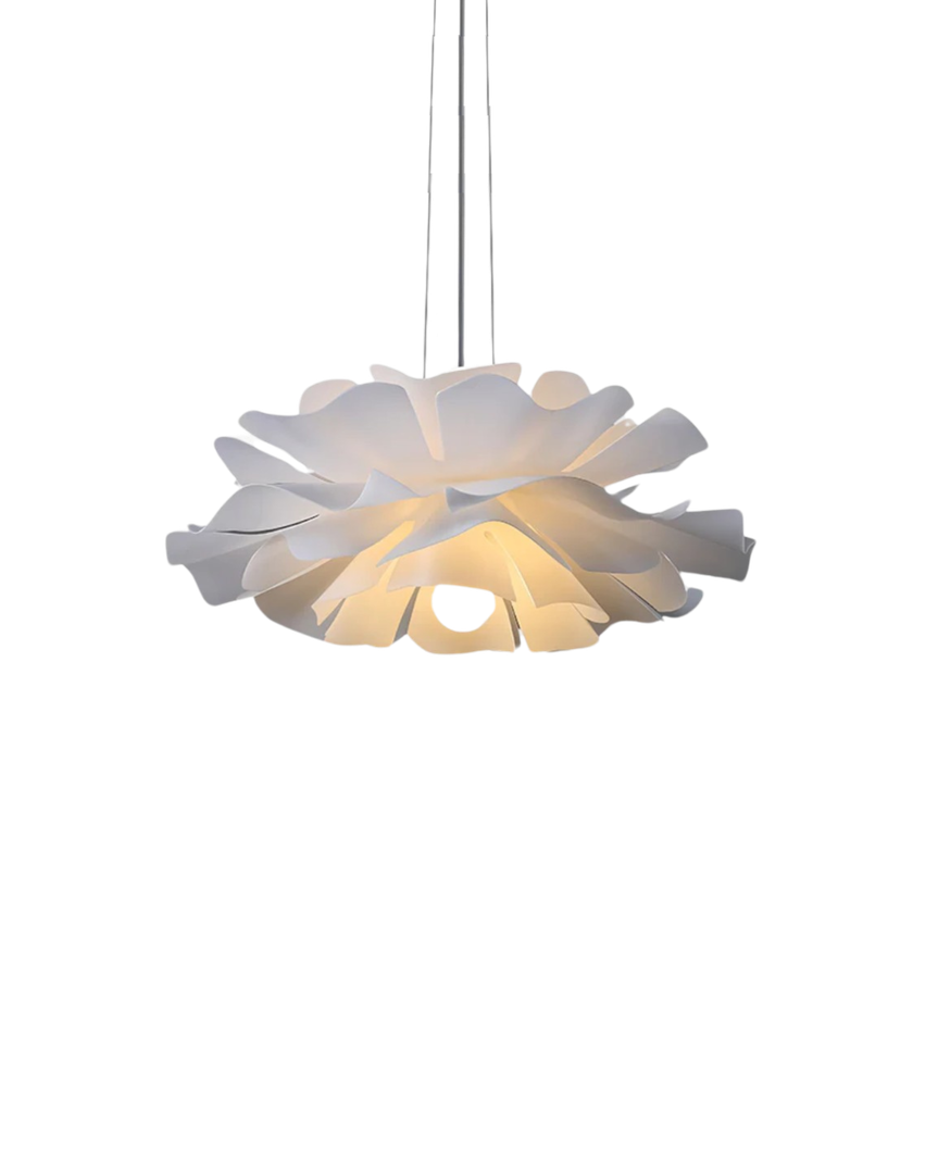 Lámpara Colgante Floral | Estilo Japandi