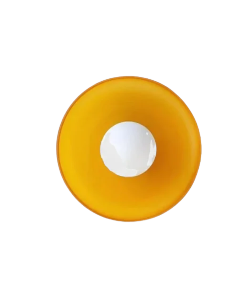 Lámpara de Pared Moderna de Vidrio Ø25cm | Diseño Estilizado