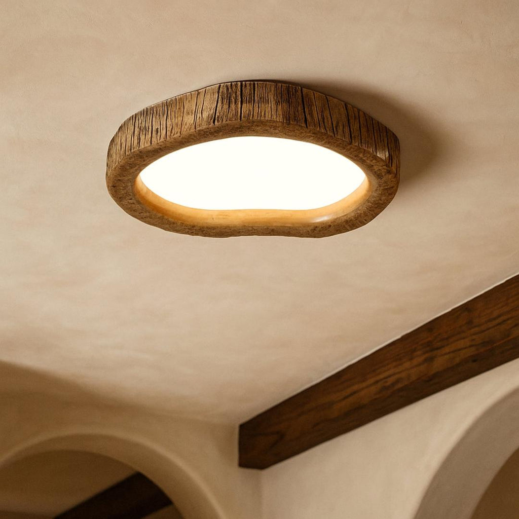 Lámpara de Techo para Dormitorio con Marco de Madera | de Diseño