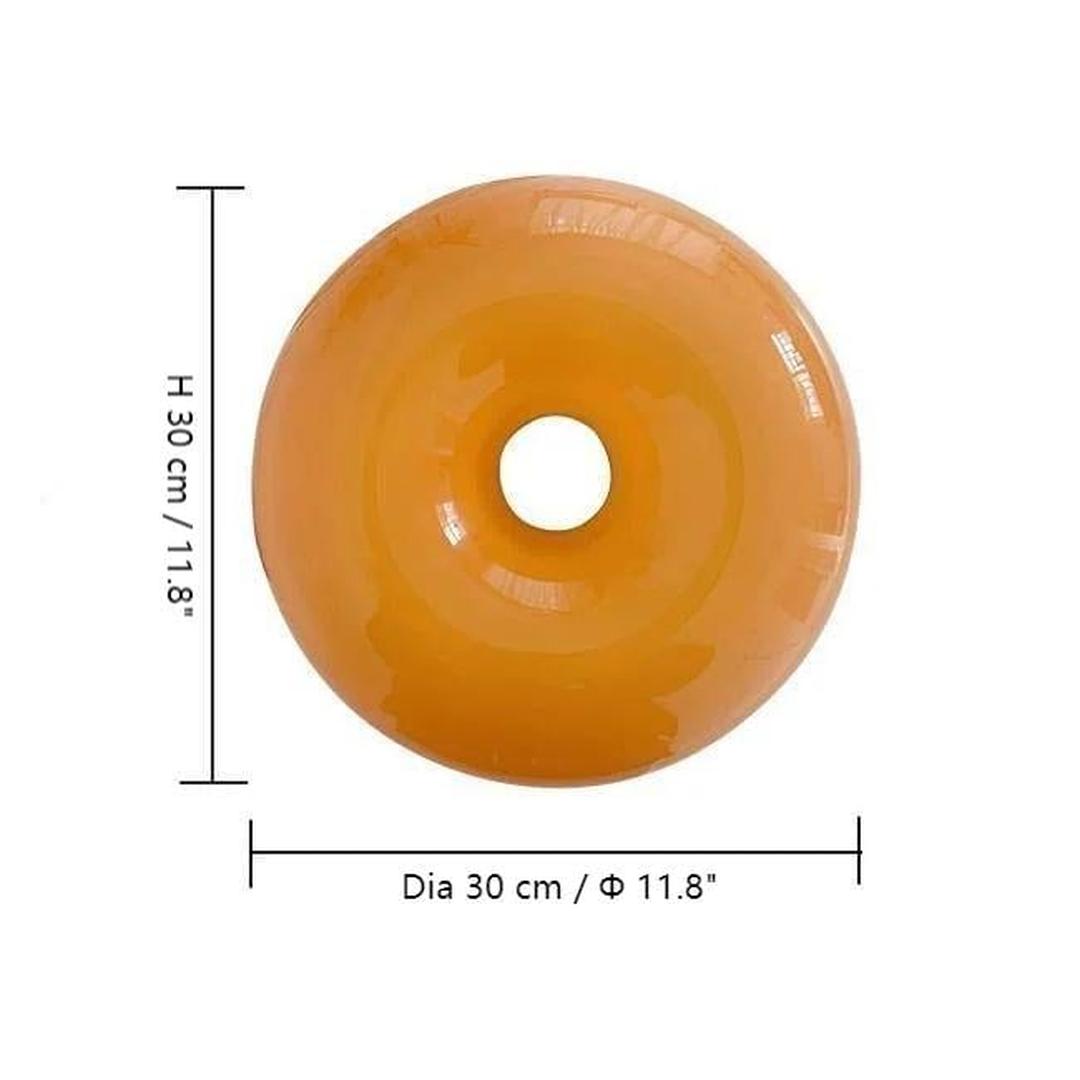 Lámpara de Pared y Mesa en Forma de Donut | Estilo Bauhaus