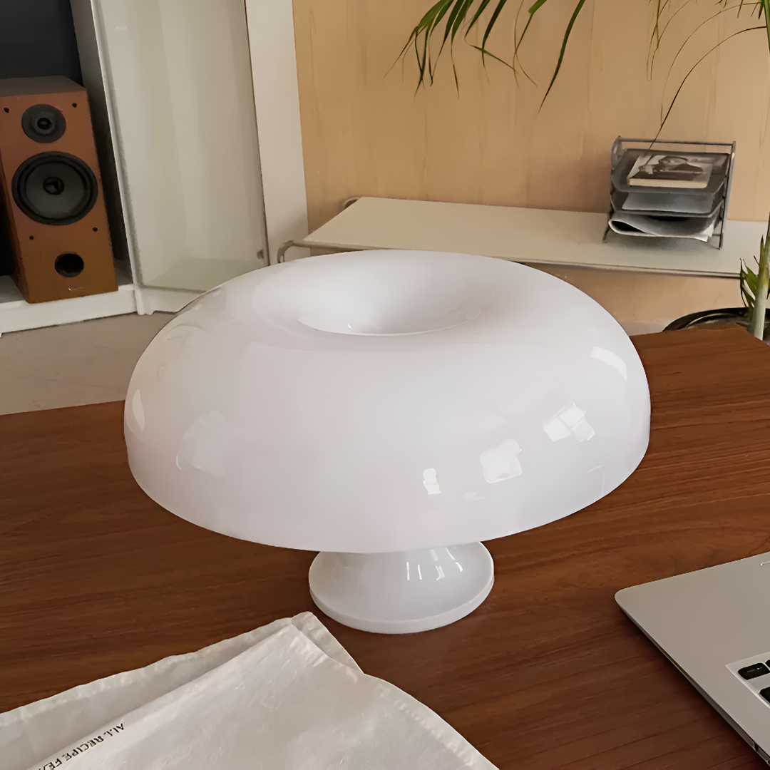 Lámpara de Mesa LED Vintage | Diseño de Hongo