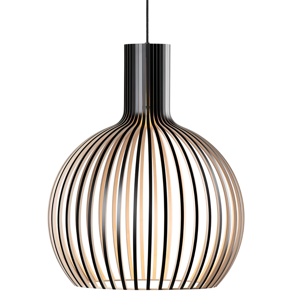 Lámpara de Techo Nórdica de Madera | Diseño Rústico