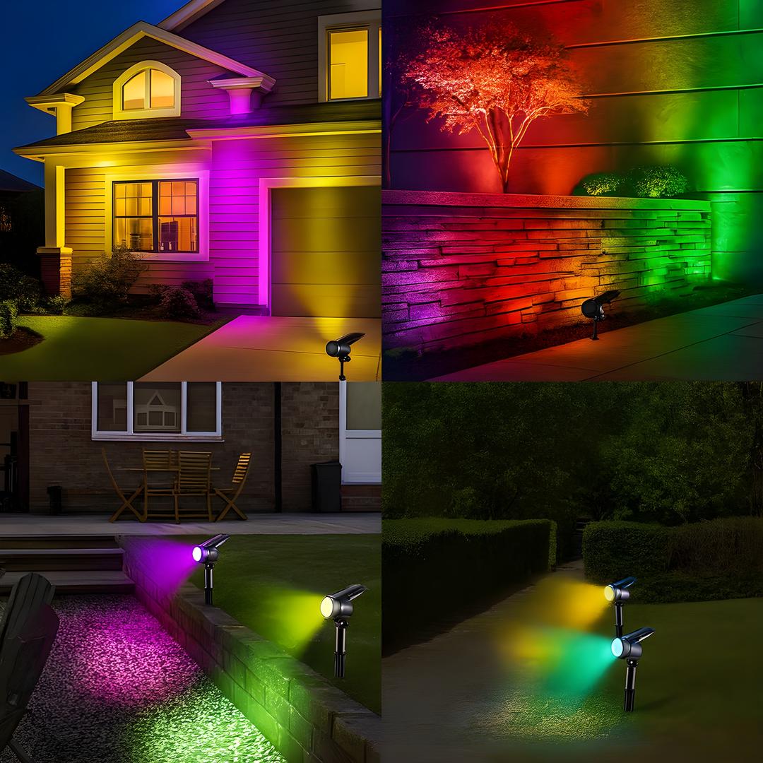 Lámpara Solar LED para Jardín | Exterior