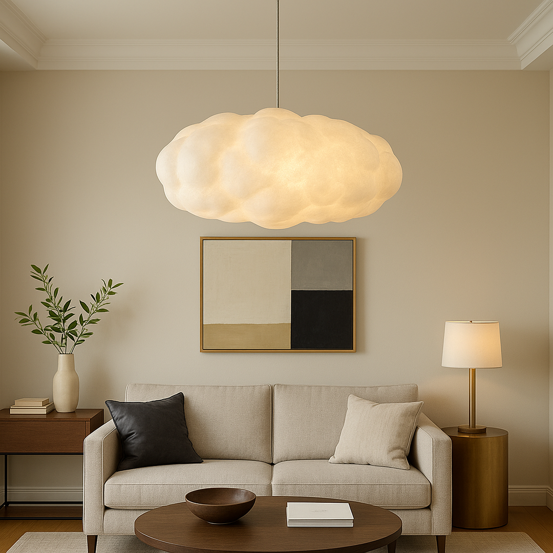 Lámpara Colgante en Forma de Nube | Diseño Moderno y Decorativo