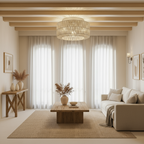 Lámpara De Techo Boho De Ratán | Casquillo E27