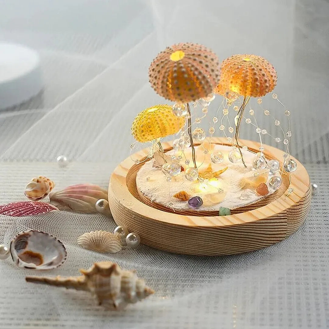 DIY Sea Urchin Night Lamp | Vintage Inspiration