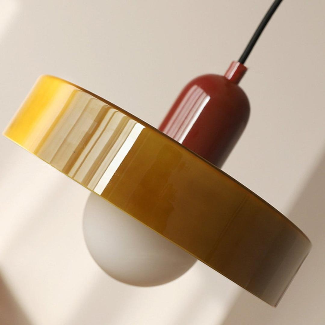 Bauhaus Hanging Ceiling Lamp of Glass | Artistic Design