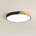 Nordic Wooden Ceiling Lamp | Round Shape