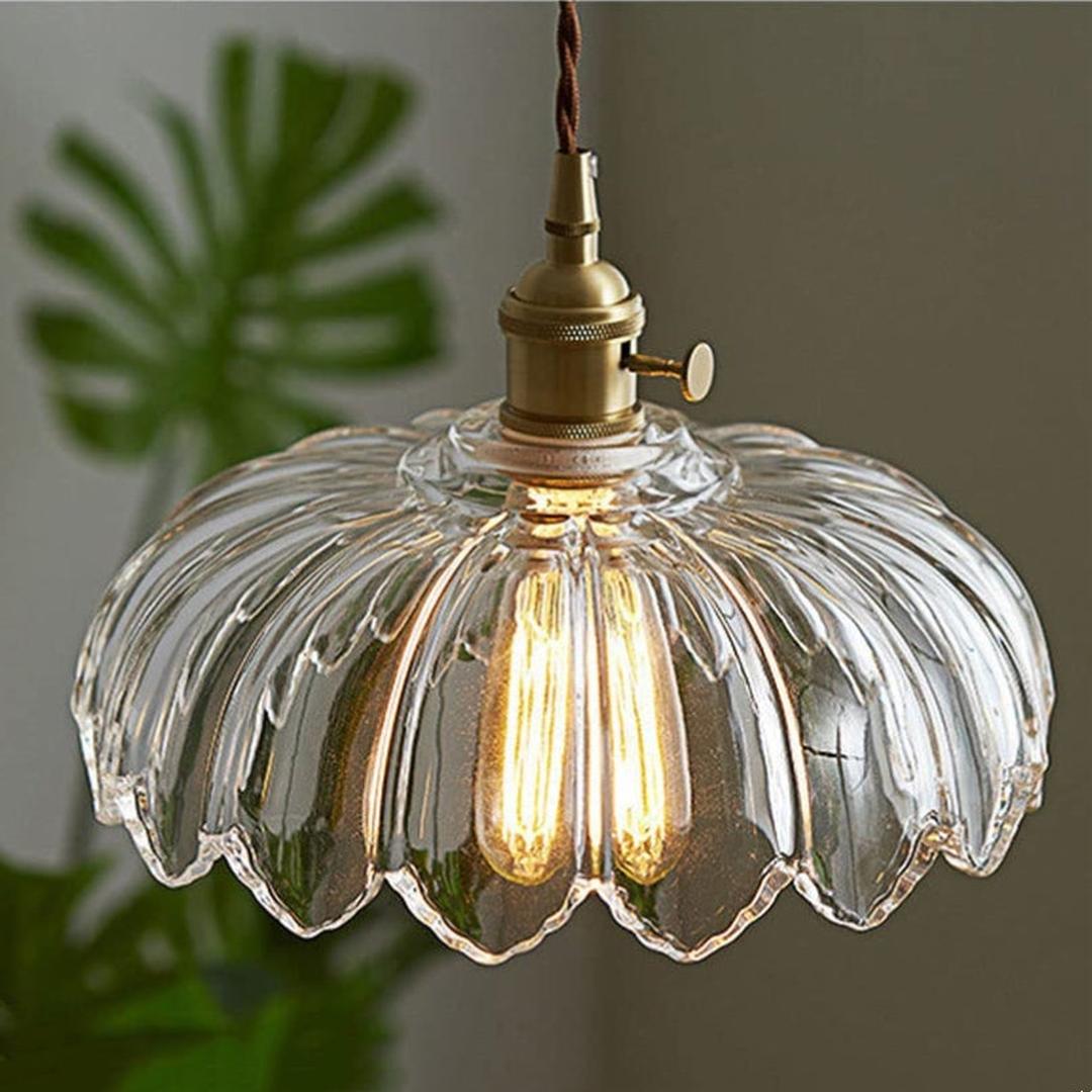 Vintage Floral Pendant Lamp | Aesthetic Interiors