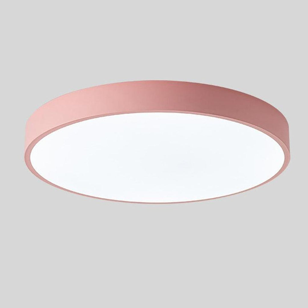 Round Wooden Ceiling Lamp | Nordic Style