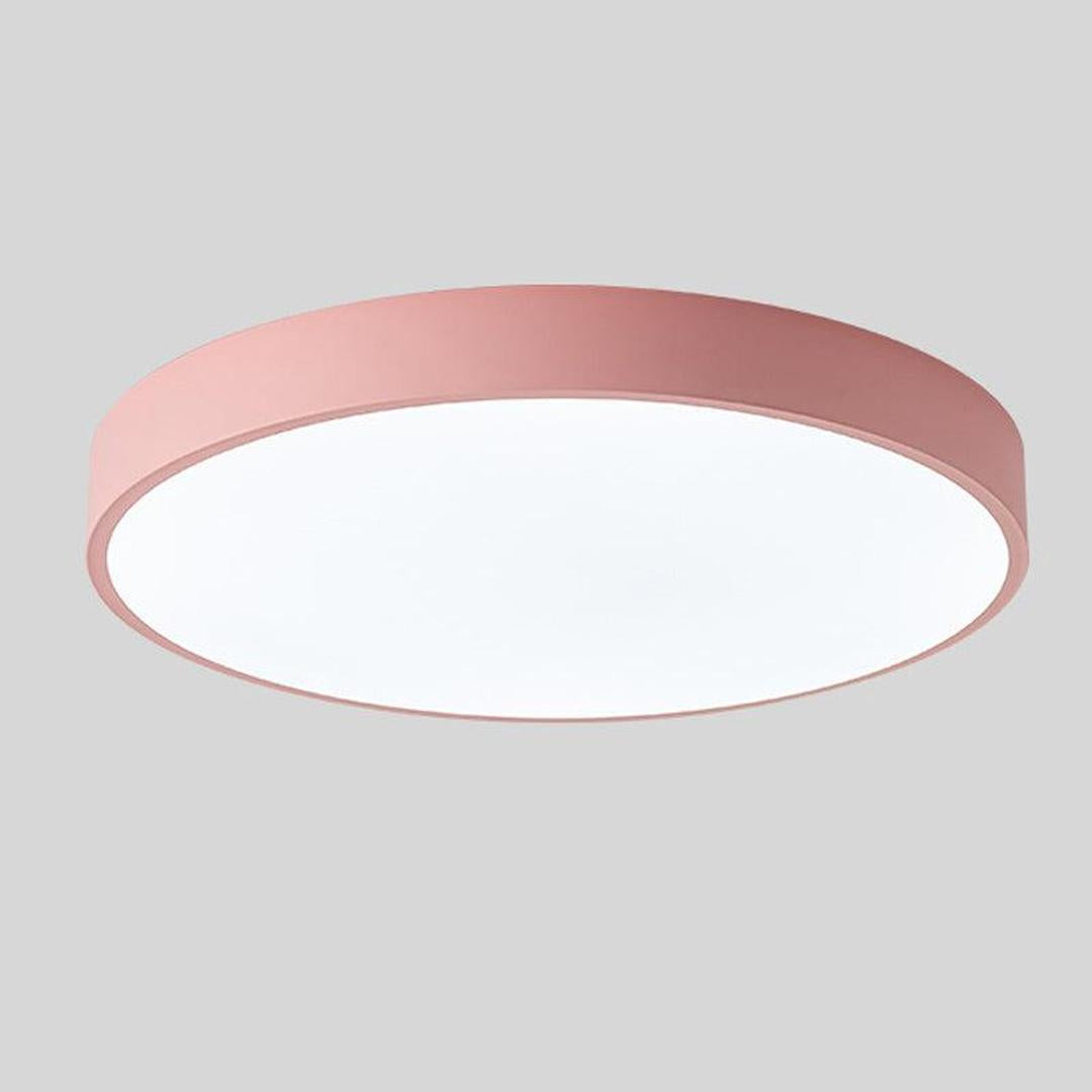 Round Wooden Ceiling Lamp | Nordic Style