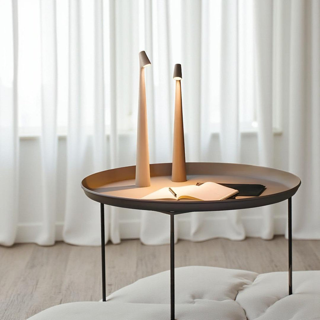 Scandinavian Wireless Metal LED Table Lamp | Modern Design