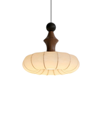 Lámpara Colgante LED de Seda Tricolor | Regulable