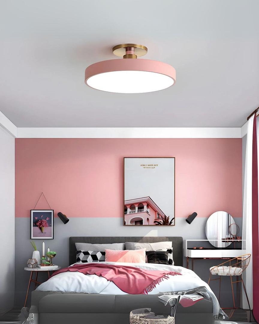 Lámpara de Techo Semiatinada | Diseño Moderno