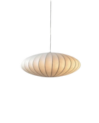 Lámpara Colgante de Seda de Lujo | Estilo Japandi