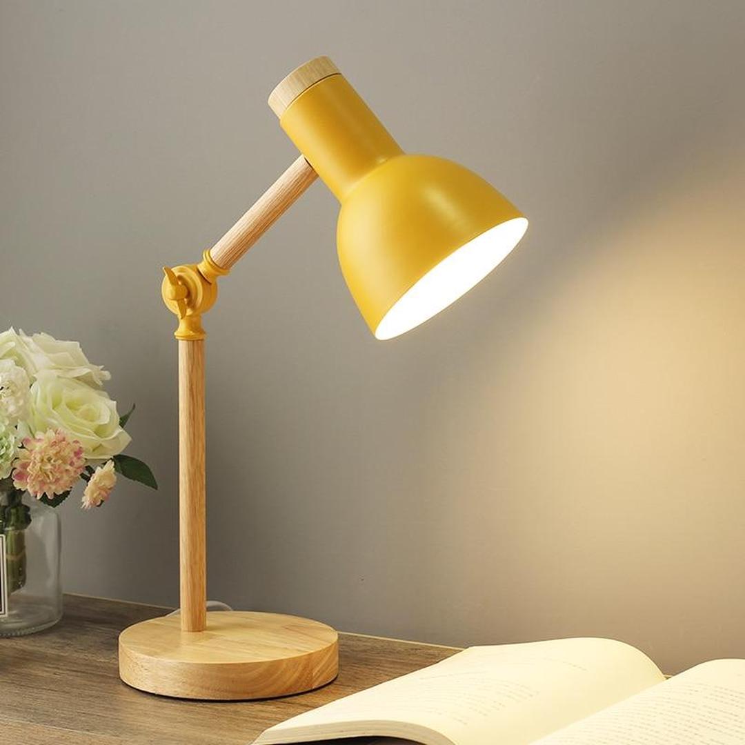 Adjustable Wooden Desk Lamp | Scandinavian Style