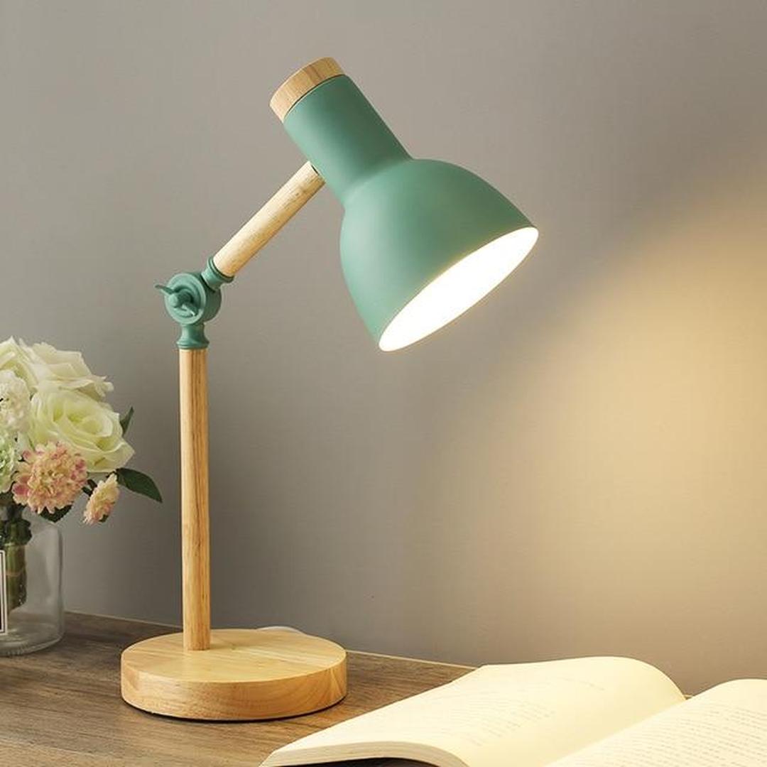 Adjustable Wooden Desk Lamp | Scandinavian Style