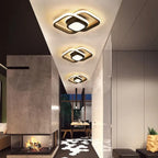 Lámpara de Techo LED de Doble Anillo | Diseño Geométrico Moderno