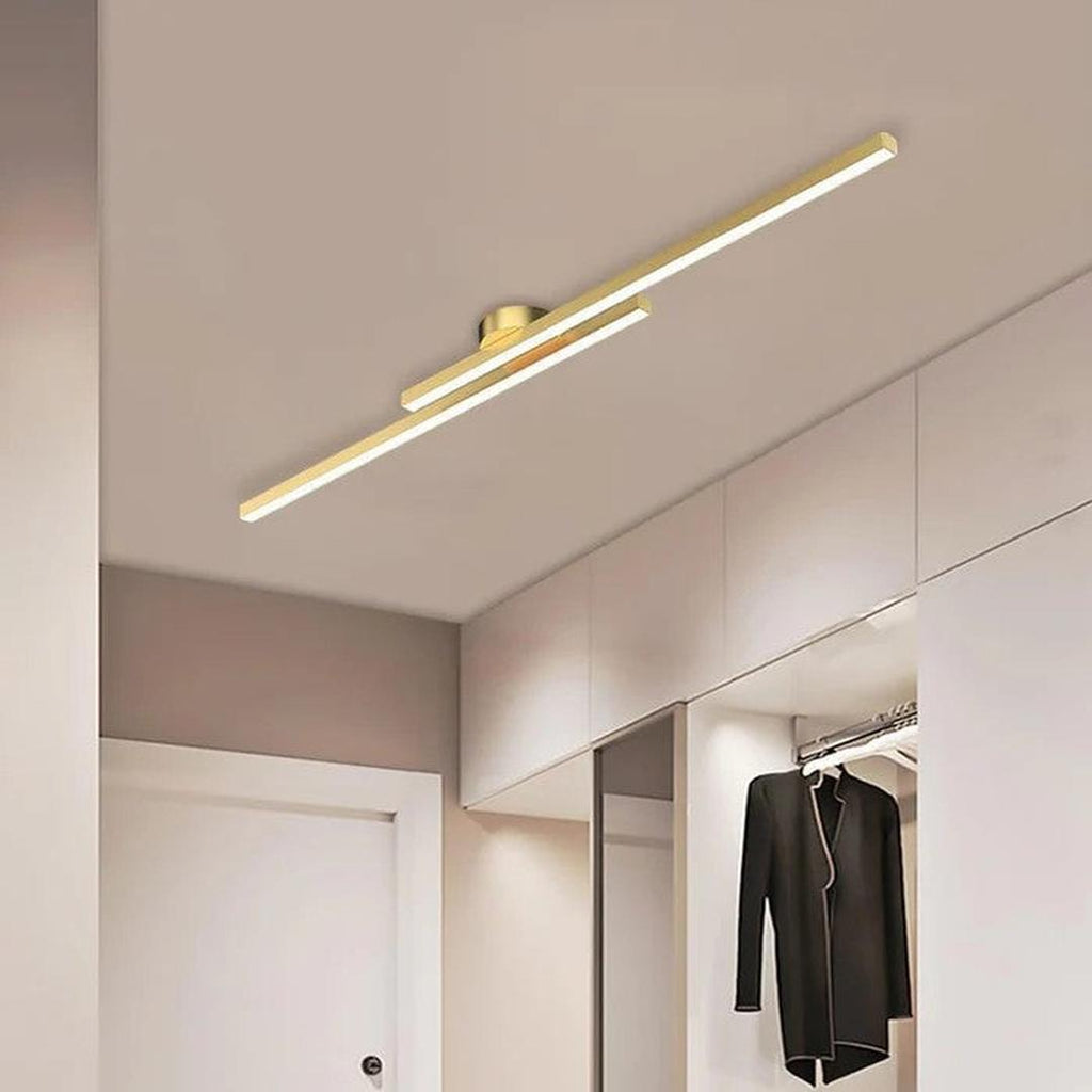 Lámpara de Techo Moderna de Aluminio con Iluminación LED | Diseño Elegante