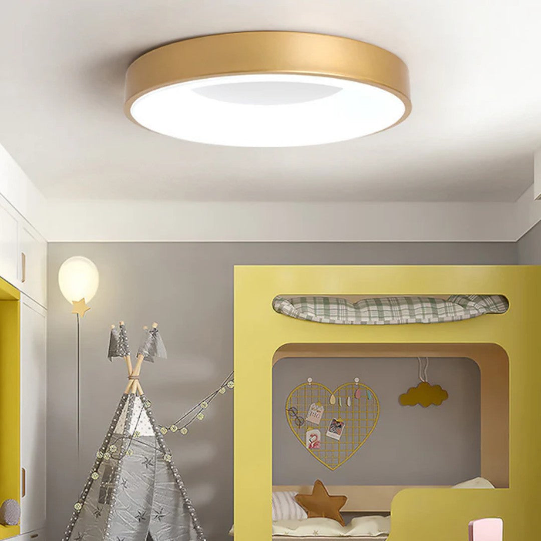Round Ceiling Lamp with LED Light | Modern Design