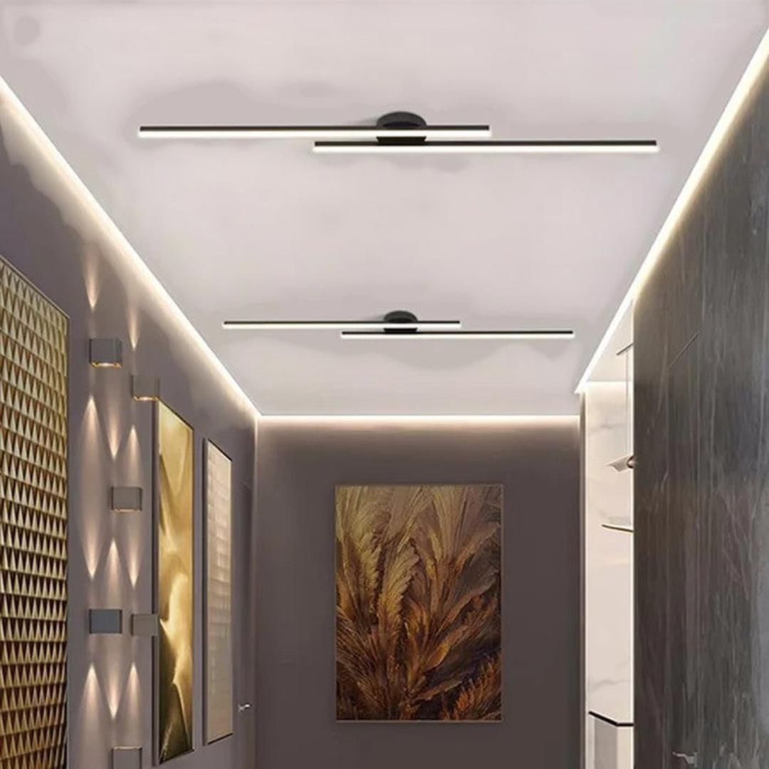 Lámpara de Techo Moderna de Aluminio con Iluminación LED | Diseño Elegante