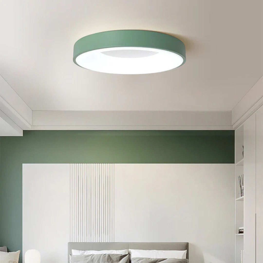 Round Ceiling Lamp with LED Light | Modern Design