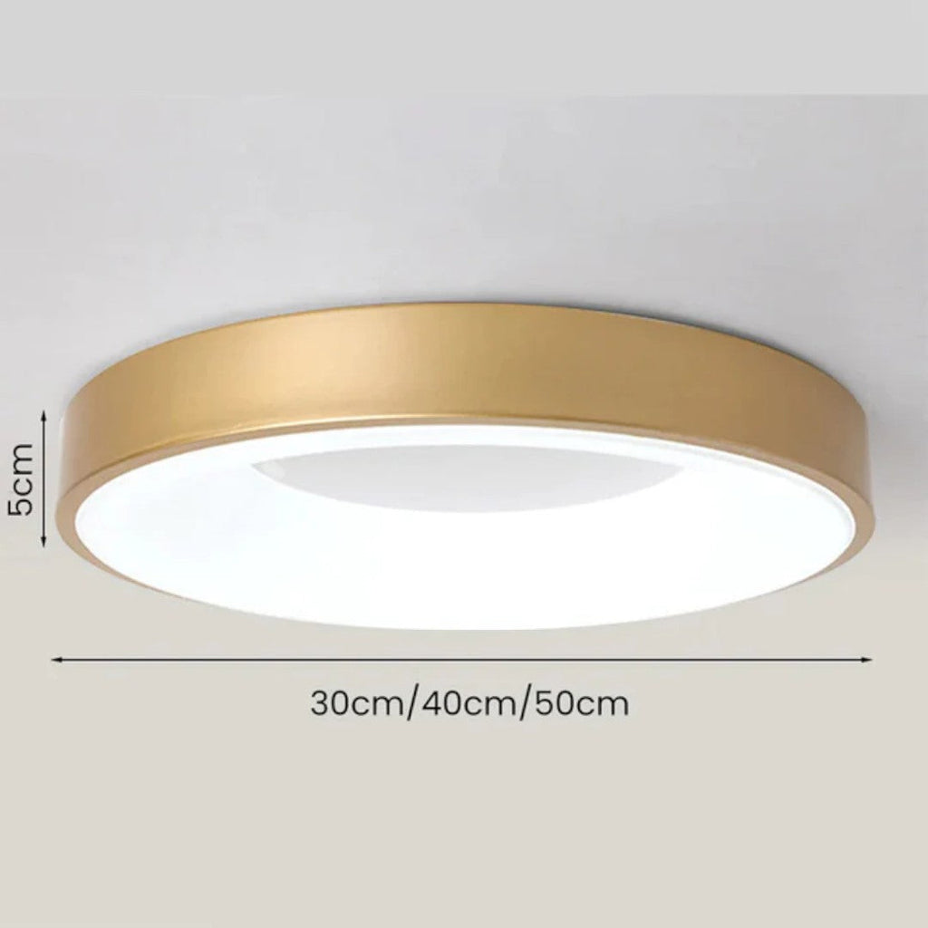 Round Ceiling Lamp with LED Light | Modern Design
