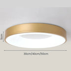 Round Ceiling Lamp with LED Light | Modern Design
