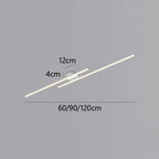 Lámpara de Techo Moderna de Aluminio con Iluminación LED | Diseño Elegante