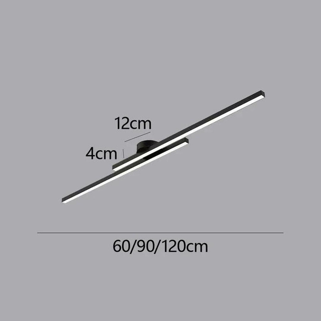 Lámpara de Techo Moderna de Aluminio con Iluminación LED | Diseño Elegante