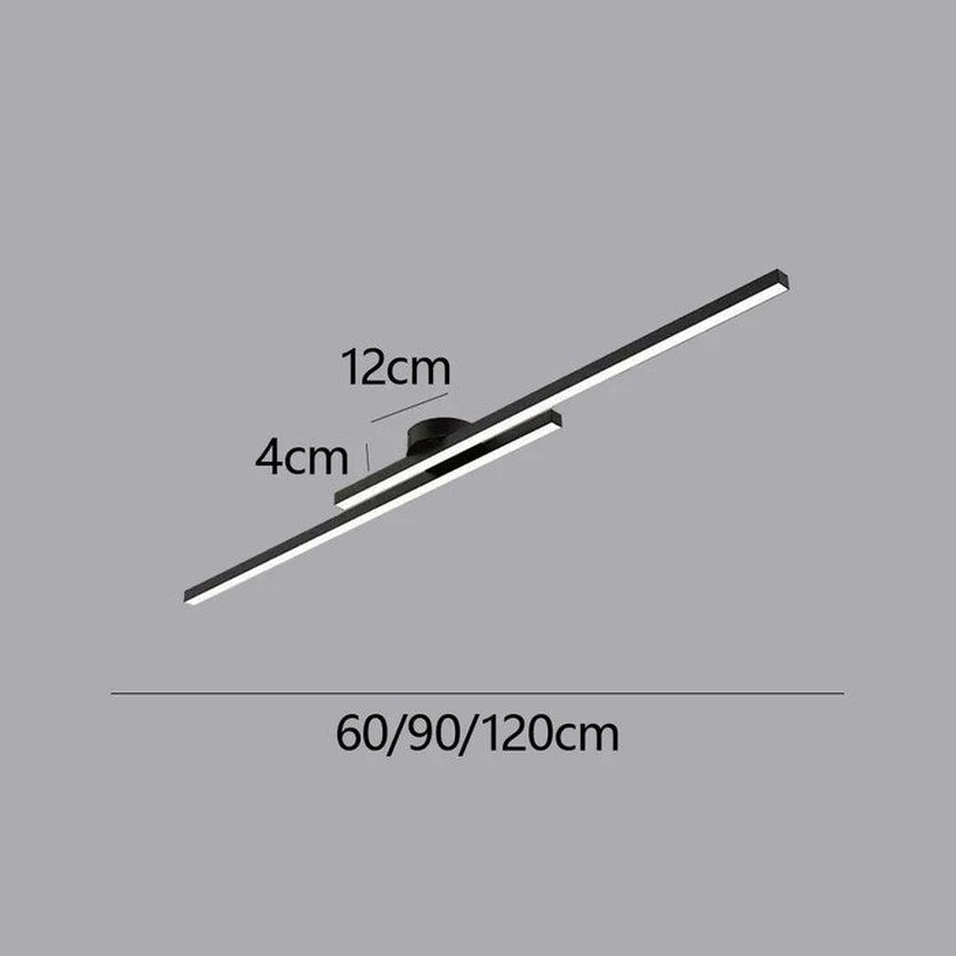 Lámpara de Techo Moderna de Aluminio con Iluminación LED | Diseño Elegante