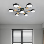 Candelabro LED Moderno de Hierro | Diseño Redondo