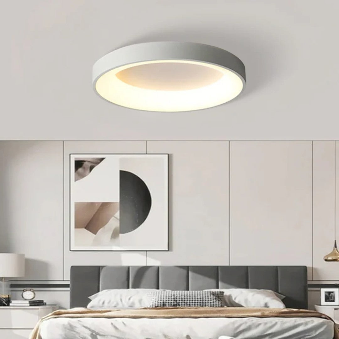 Round Ceiling Lamp with LED Light | Modern Design