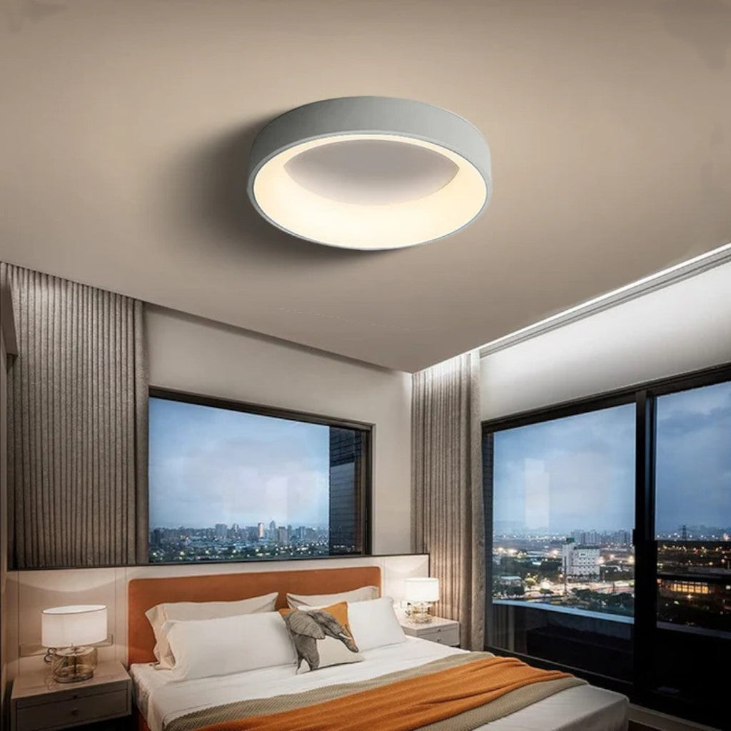 Round Ceiling Lamp with LED Light | Modern Design